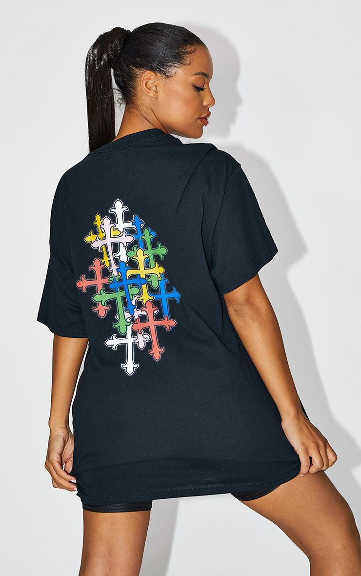 The Chapel of Hard Knocks Oversized Black T-Shirt