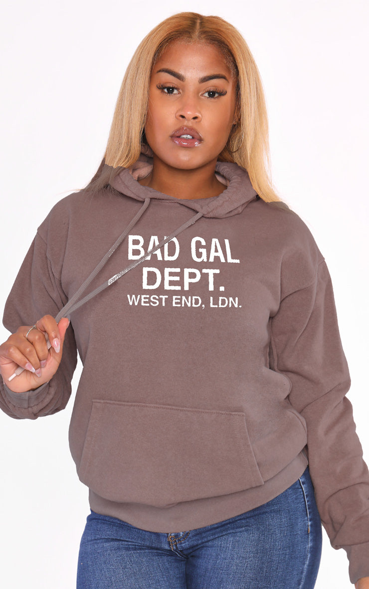 Bad Gal Dept West End LDN Oversized Hoodie